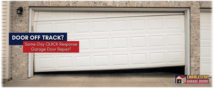 Garage Door Off Track In Charleston